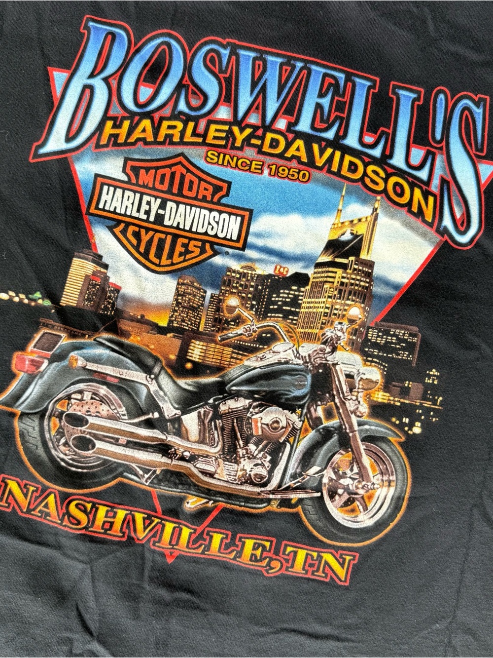 Harley Davidson Nashville, TN Boswell's eagles men’s 2xl XXL